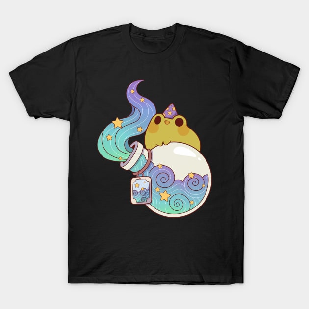 Dreamy blue potion T-Shirt by Rihnlin